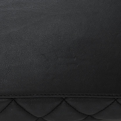 Chanel Lambskin Quilted Pocket Hobo Black 12 of 12