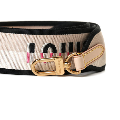 Louis Vuitton Jacquard Speedy Bandouliere 20 Shoulder Strap Black 4 of 6