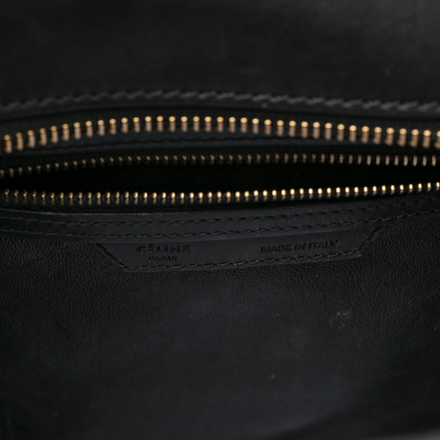 Celine Smooth Calfskin Micro Luggage Black 7 of 10