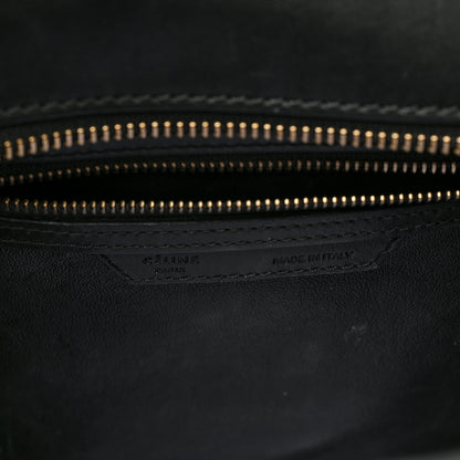 Celine Smooth Calfskin Micro Luggage Black 7 of 10