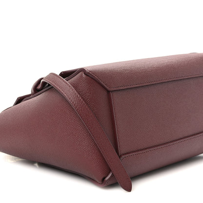 Celine Grained Calfskin Micro Belt Bag Plum 9 of 11