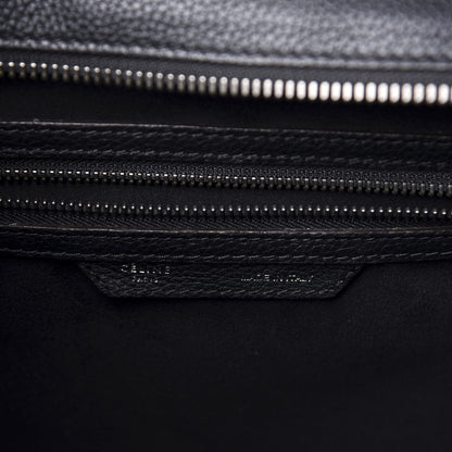 Celine Drummed Calfskin Mini Luggage Black 8 of 10