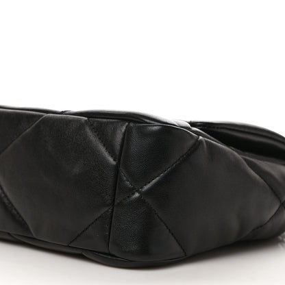 Chanel Lambskin Quilted Medium Chanel 19 Flap So Black 9 of 11