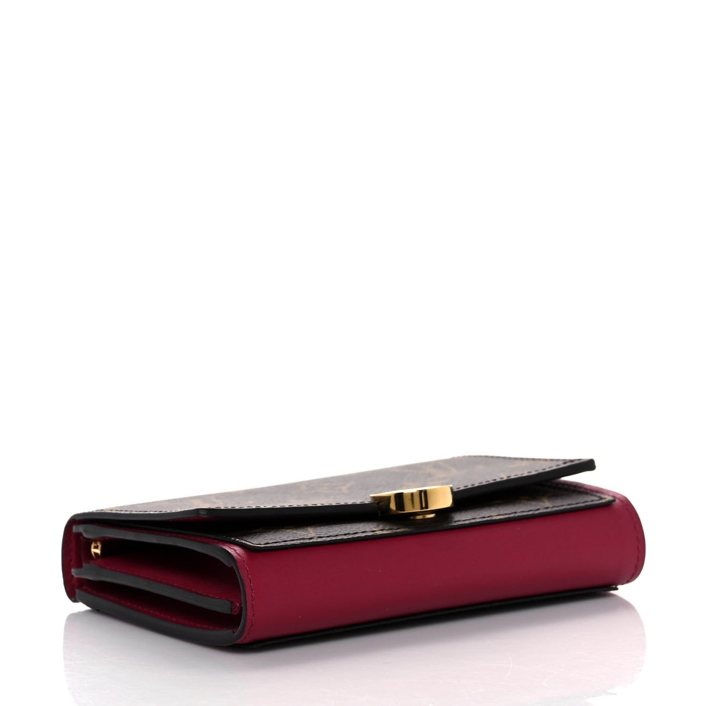 Monogram Flore Compact Wallet Fuchsia