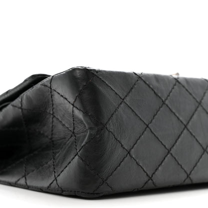 Chanel Aged Calfskin Quilted 2.55 Reissue 225 Flap Black 9 of 12