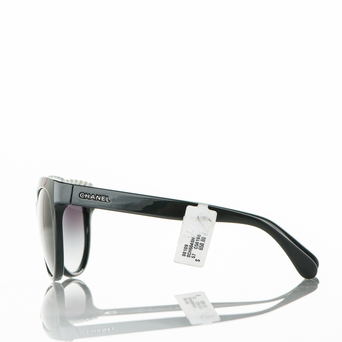Freshwater Cultured Pearl Butterfly Sunglasses 6040-H Black
