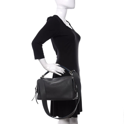 Fendi Cuoio Romano Selleria Lei Boston Tote Asfalto 3 of 13