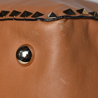 Valentino Garavani Vitello Large Rockstud Tote Beige 11 of 19