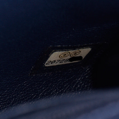Chanel Lambskin Quilted Small Geometric Flap Navy 7 of 9