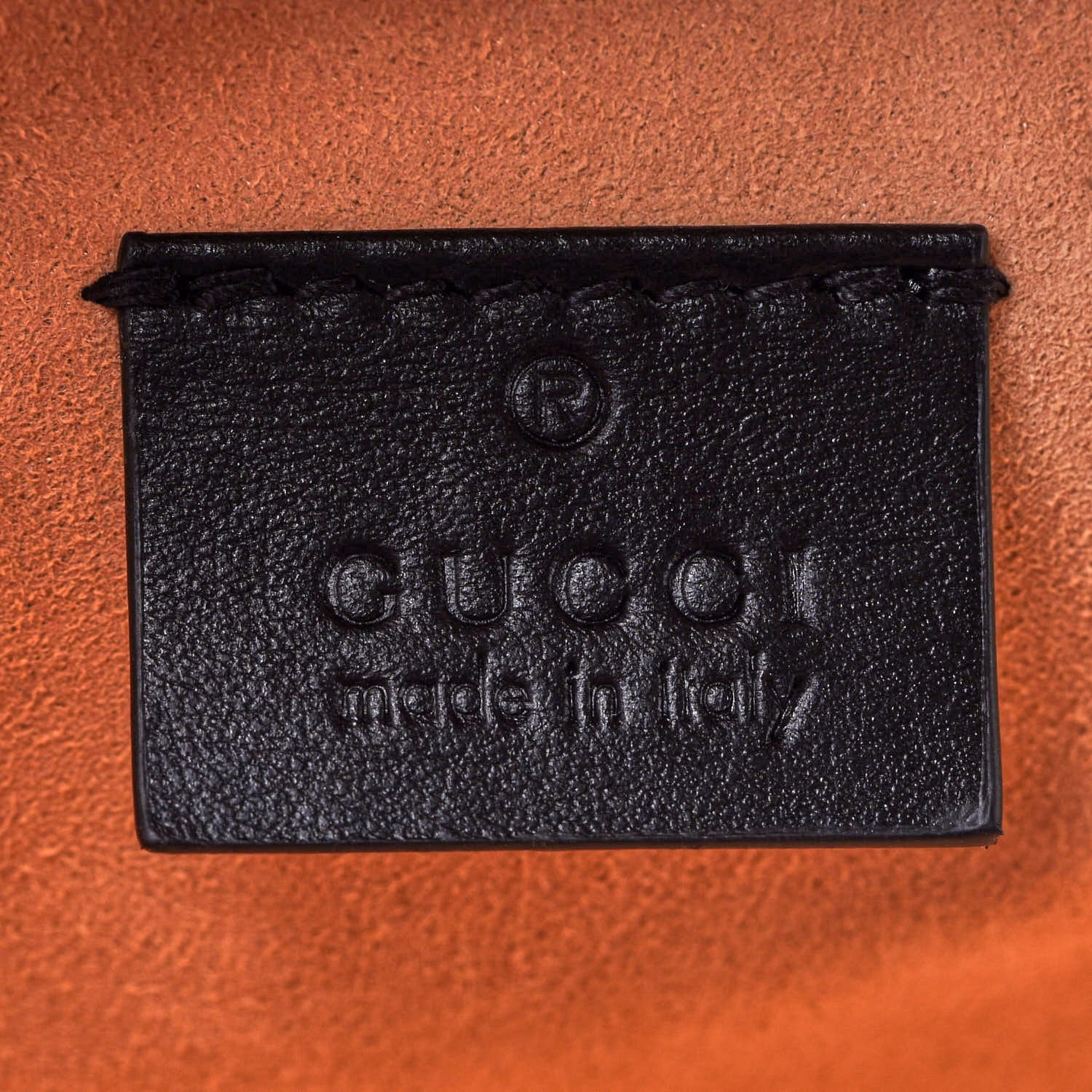 Gucci Calfskin Matelasse Mini GG Marmont Round Backpack Black 8 of 11