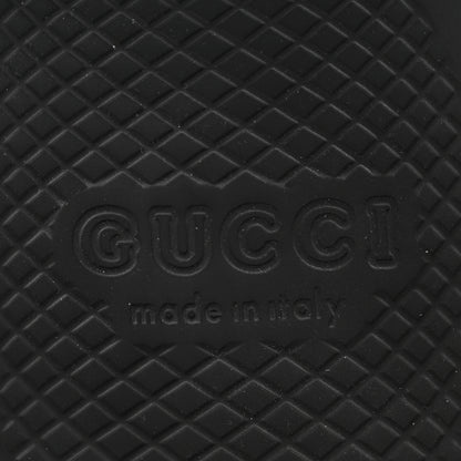 Gucci Rubber Web Mens Slide Sandals 9 Black Green Red 7 of 9