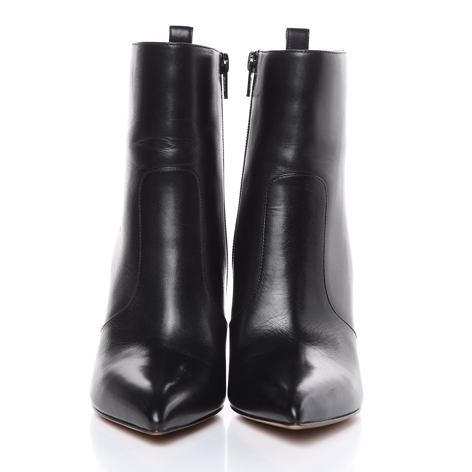 Valentino Garavani Calfskin Rockstud Ankle Booties 37 Black 2 of 10