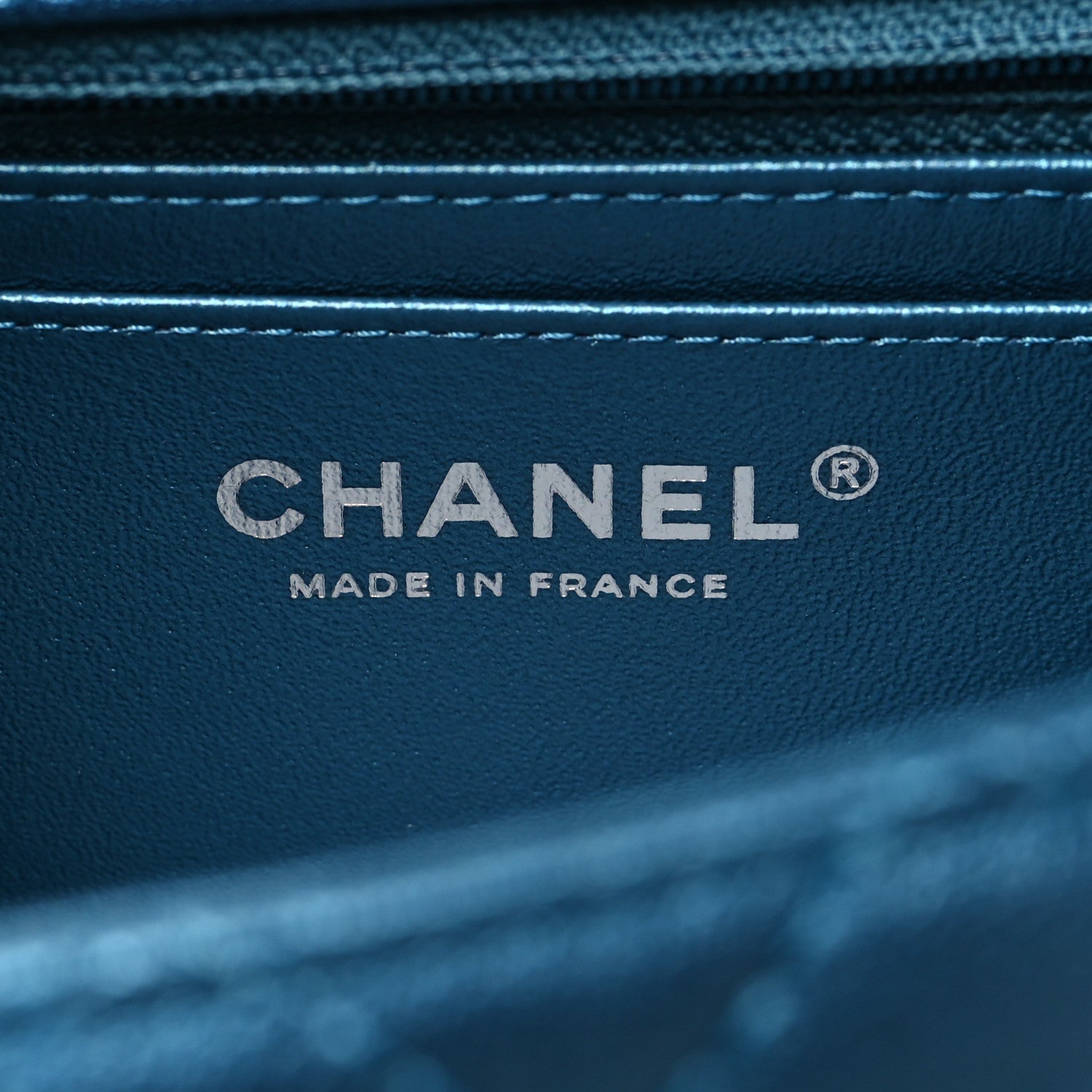 Chanel Metallic Sheepskin Quilted 2.55 Reissue Mini Flap Blue 6 of 11