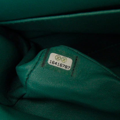 Chanel Lambskin Medium Double Flap Menthe Green 10 of 10