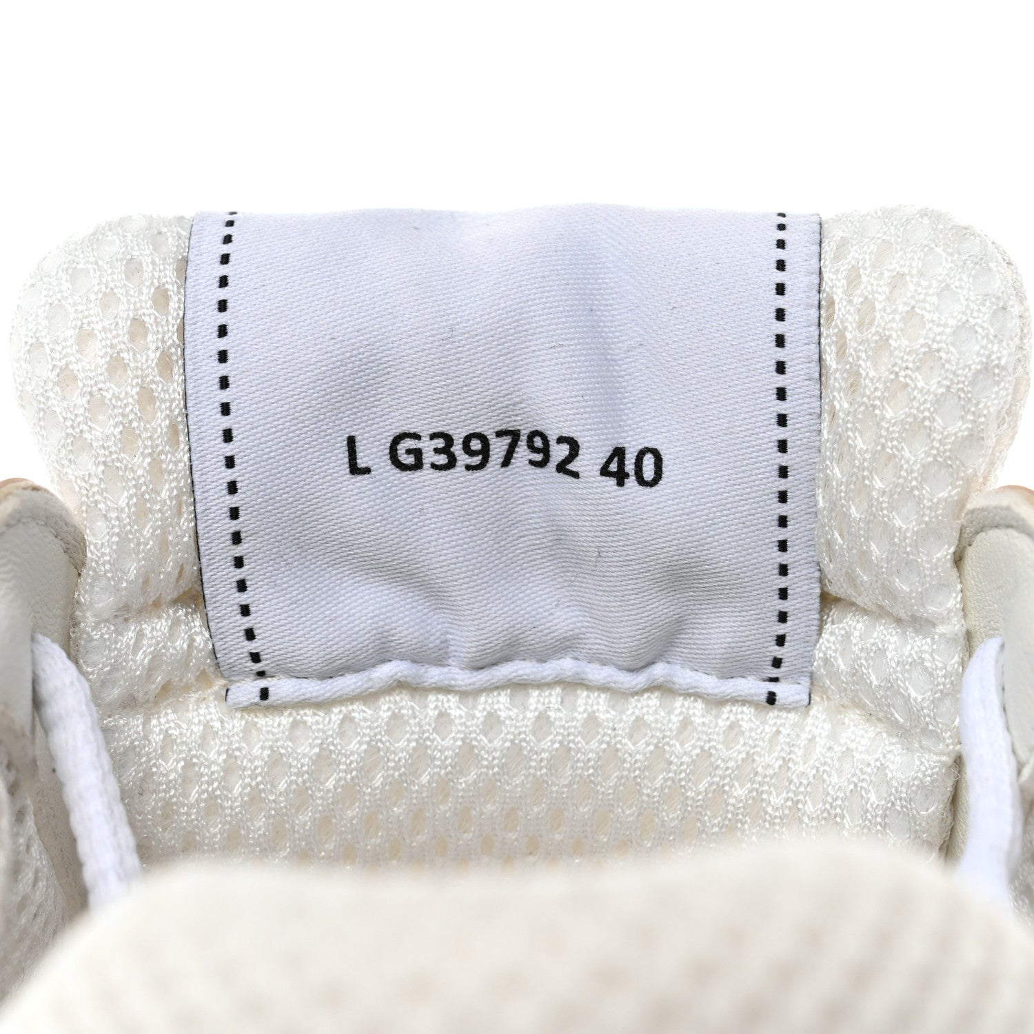 Chanel Fabric Laminated Calfskin Stretch CC Womens Sneakers 40 White Silver 6 of 9