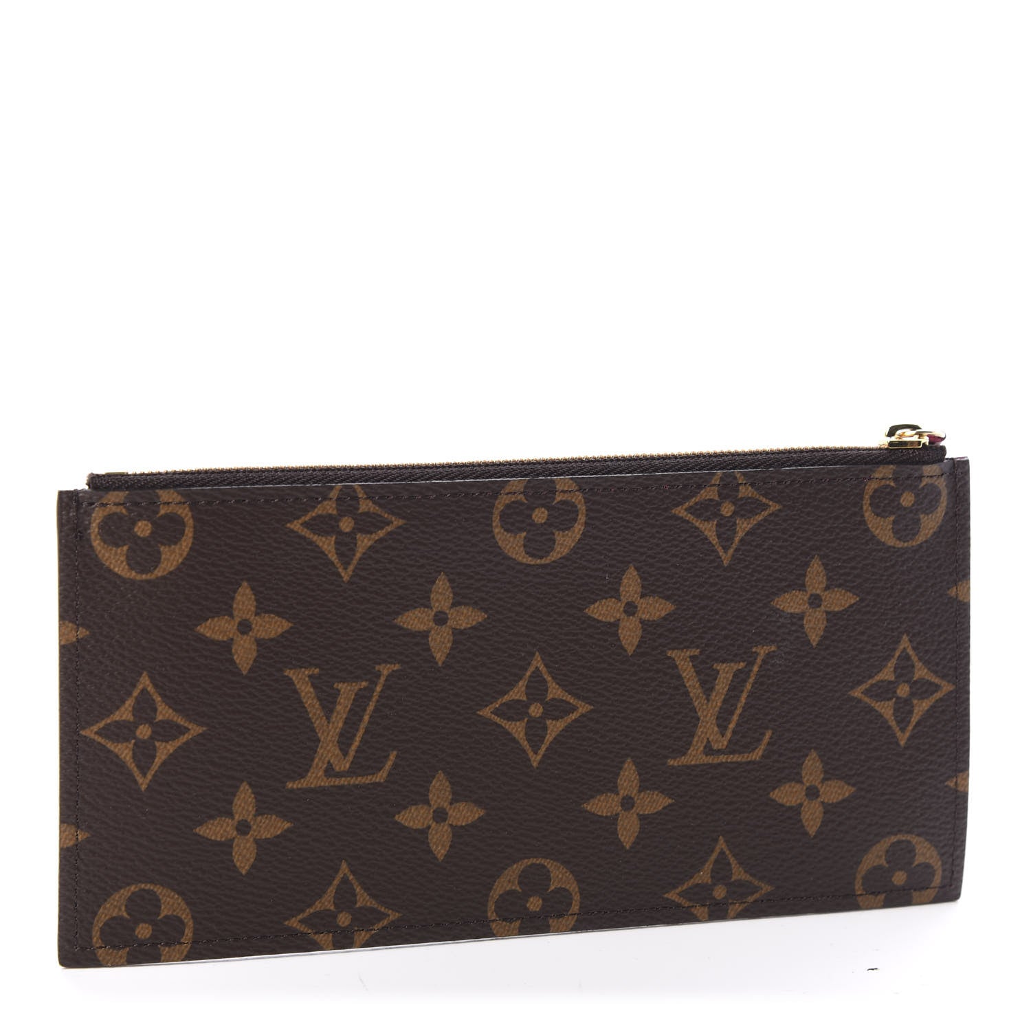 Louis Vuitton Monogram Felicie Chain Wallet Zippered Insert Fuchsia 1 of 7
