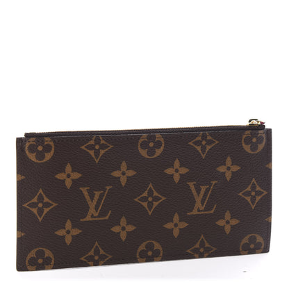 Louis Vuitton Monogram Felicie Chain Wallet Zippered Insert Fuchsia 1 of 7