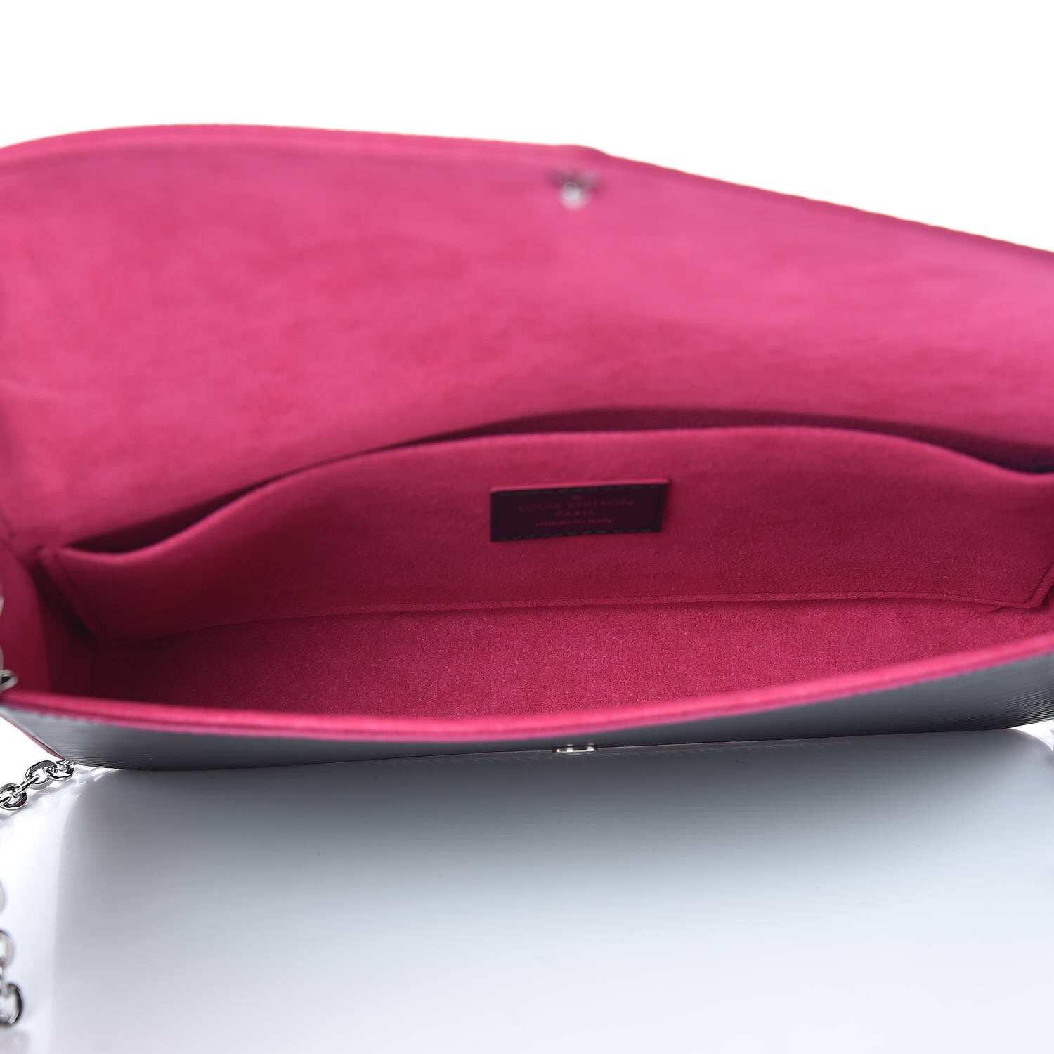Louis Vuitton Epi Pochette Felicie Black Hot Pink 5 of 8