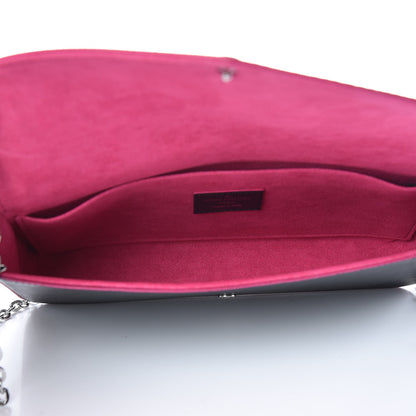 Louis Vuitton Epi Pochette Felicie Black Hot Pink 5 of 8