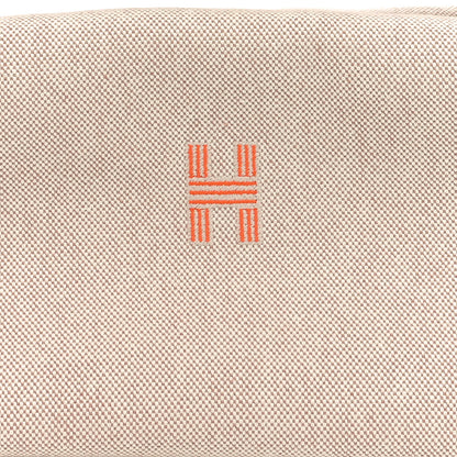 Hermes Canvas Large Bride-A-Brac Pouch Natural Orange 7 of 9