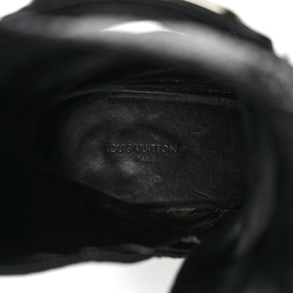 Louis Vuitton Patent Goatskin Monogram Moonlight Half Boots 39 Black 12 of 13