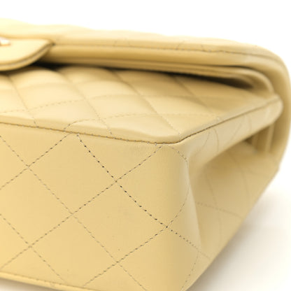 Chanel Lambskin Quilted Small Double Flap Yellow 11 of 11
