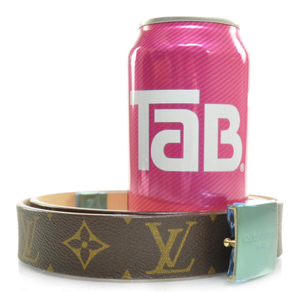 Louis Vuitton Monogram LV Paris Belt Gold 90 36 3 of 5