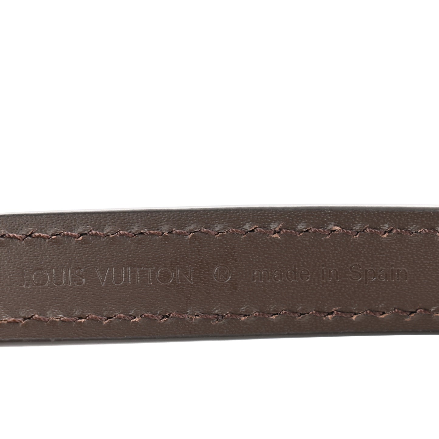 Calfskin Adjustable Speedy Bandouliere Shoulder Strap Brown