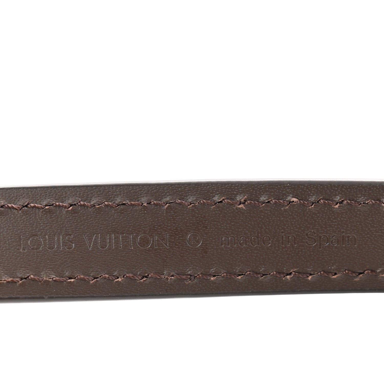 Louis Vuitton Calfskin Adjustable Speedy Bandouliere Shoulder Strap Brown 4 of 4