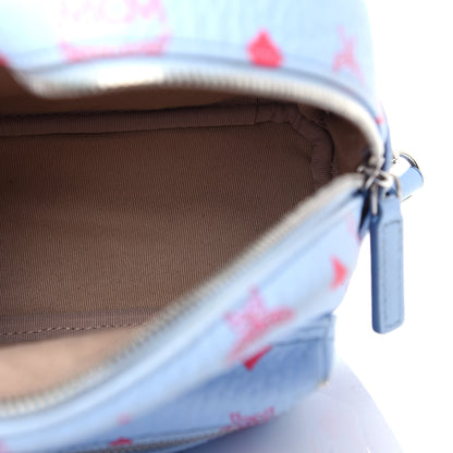 MCM Visetos X-Mini Stark Bebe Boo Backpack Blue Bell 4 of 10