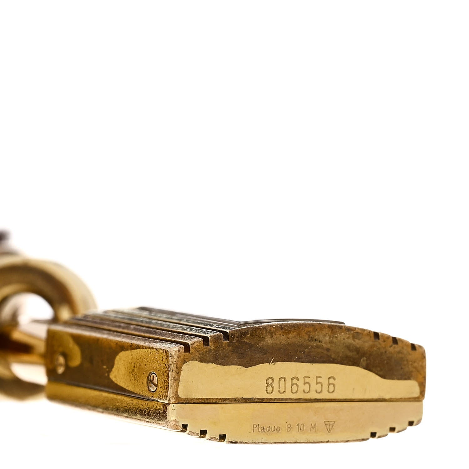 Hermes Stainless Steel Ostrich 20mm Kelly Cadena Quartz Watch Gold 4 of 7