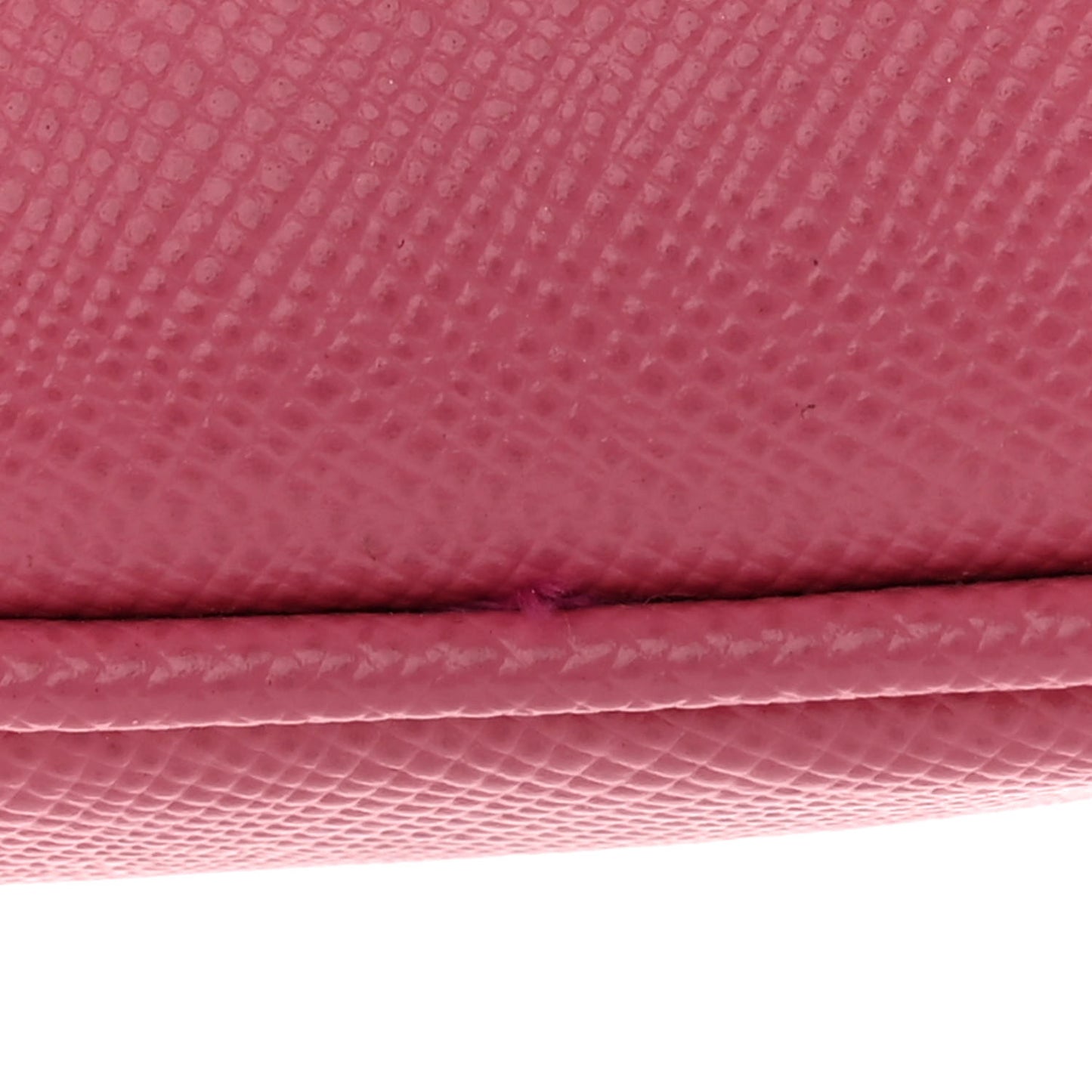 Saffiano Lux Mini Top Handle Crossbody Bag Geranio