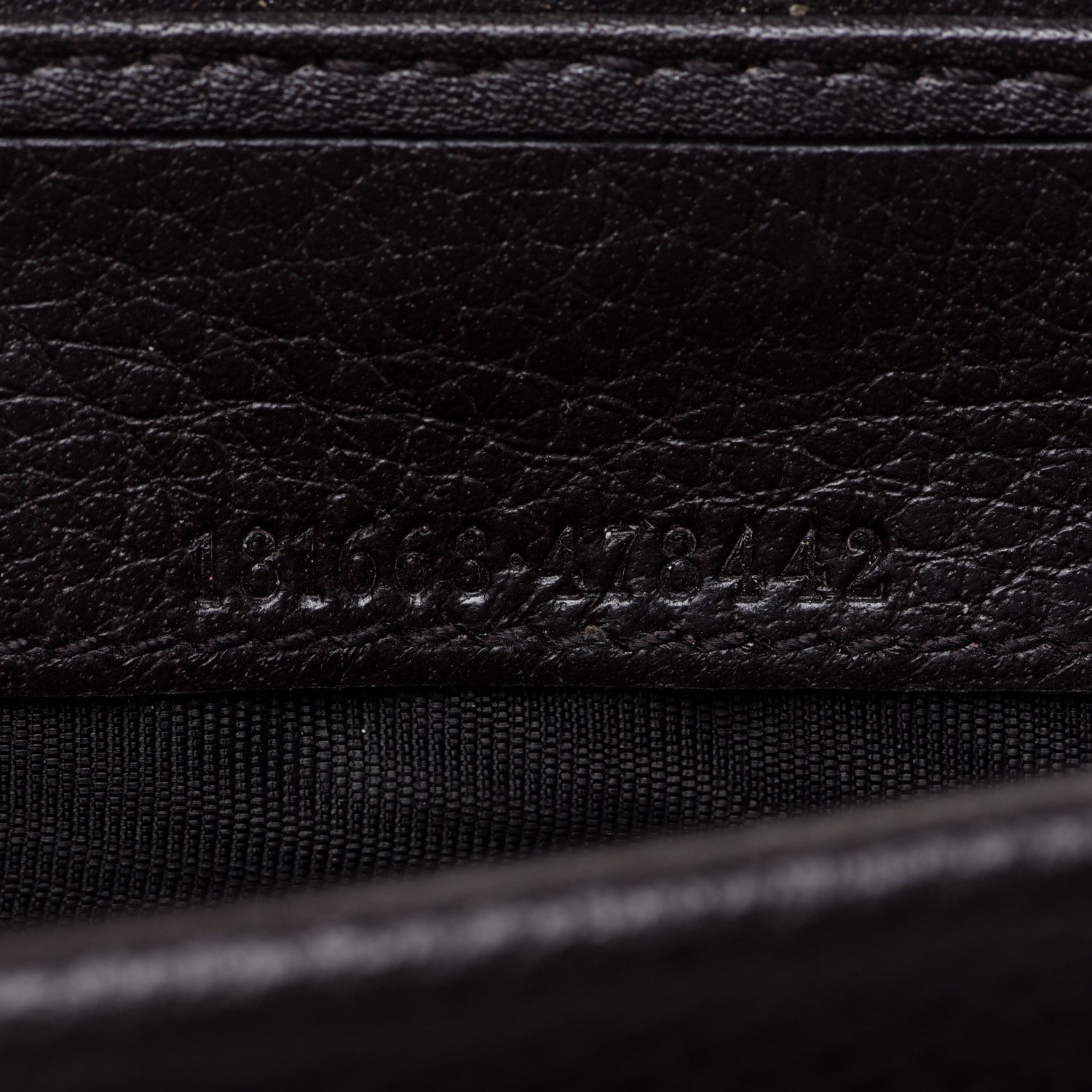 Gucci Guccissima Ladies Web Long Wallet Black 7 of 13