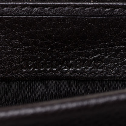 Gucci Guccissima Ladies Web Long Wallet Black 7 of 13