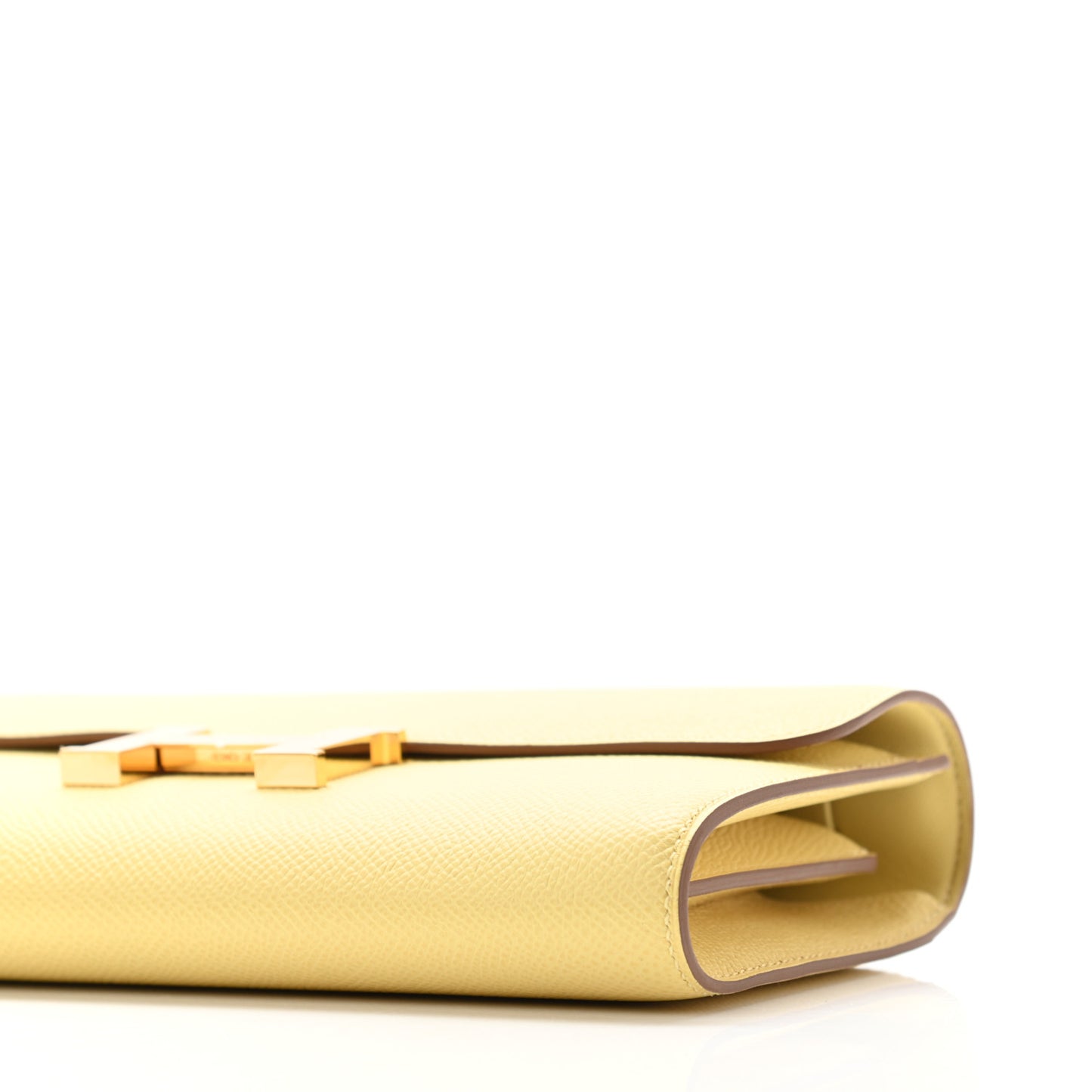 Epsom Constance Long Wallet To Go Wallet Jaune Poussin