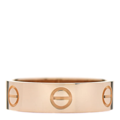 Cartier 18K Yellow Gold 5.5mm LOVE Ring 56 7.75 3 of 5
