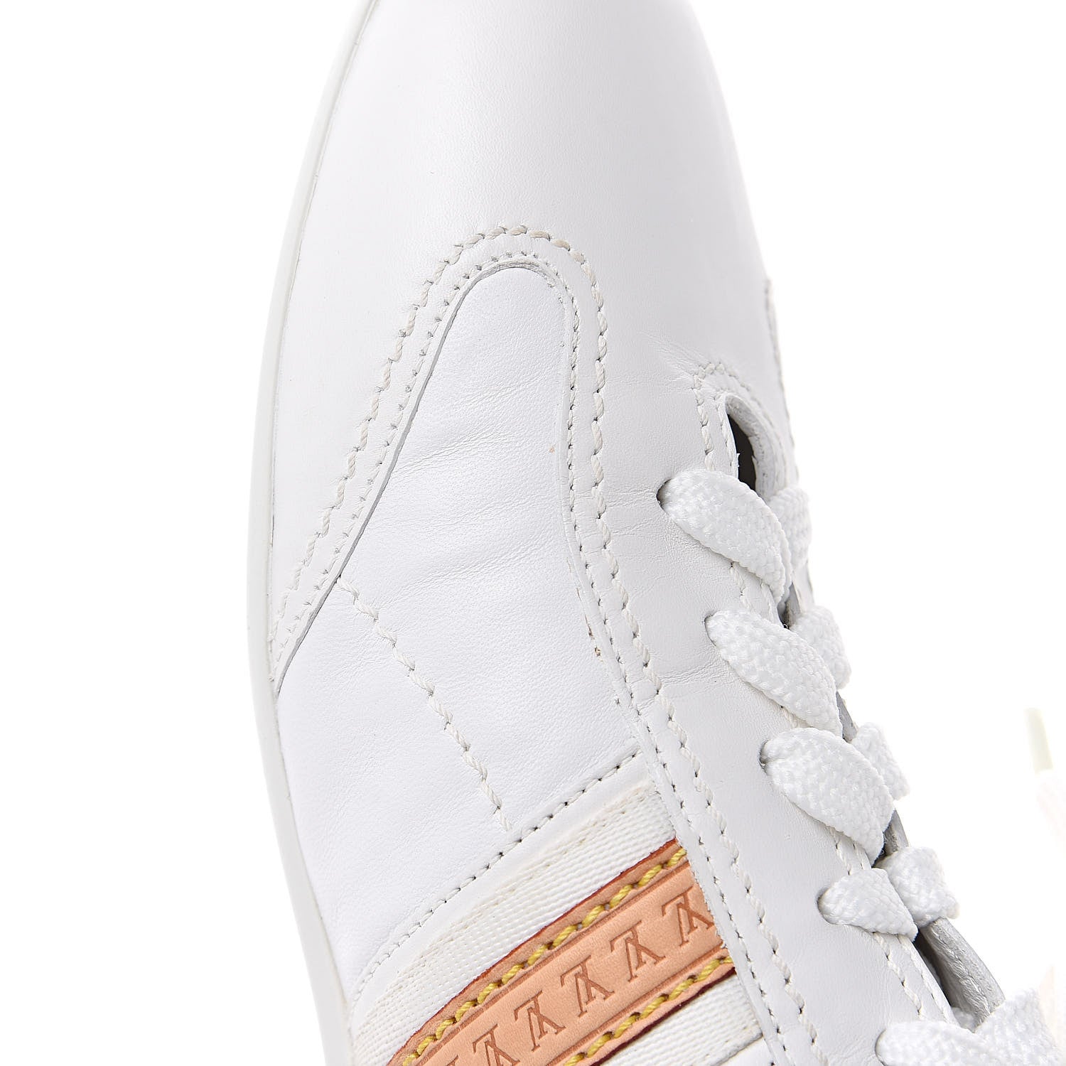 Louis Vuitton Calfskin Sneakers 39.5 White 9 of 9
