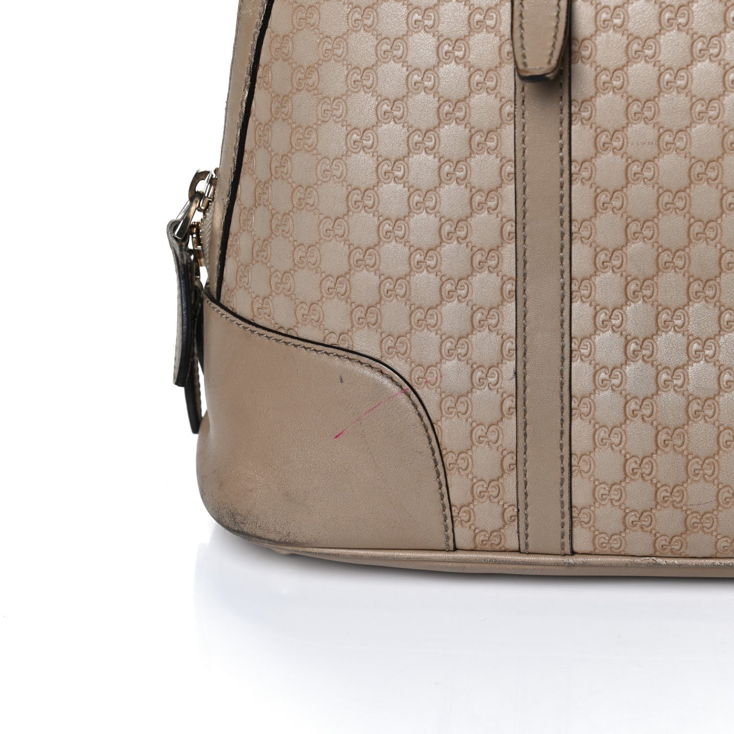 Gucci Microguccissima Small Nice Top Handle Dome Bag Beige 17 of 22