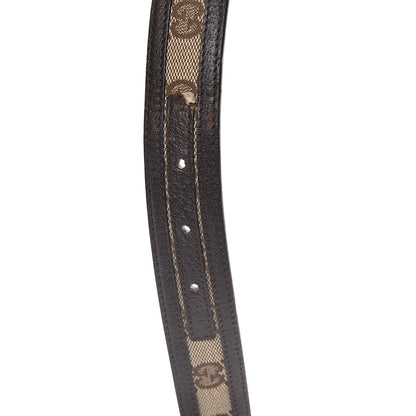 Gucci GG Plus Monogram Interlocking G Belt 80 32 Dark Brown 5 of 7