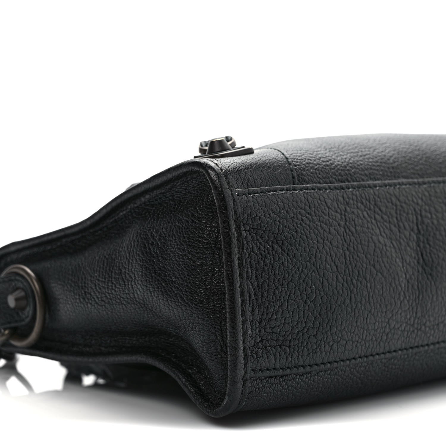 Balenciaga Chevre Classic Hardware Metallic Edge S City Black 7 of 8