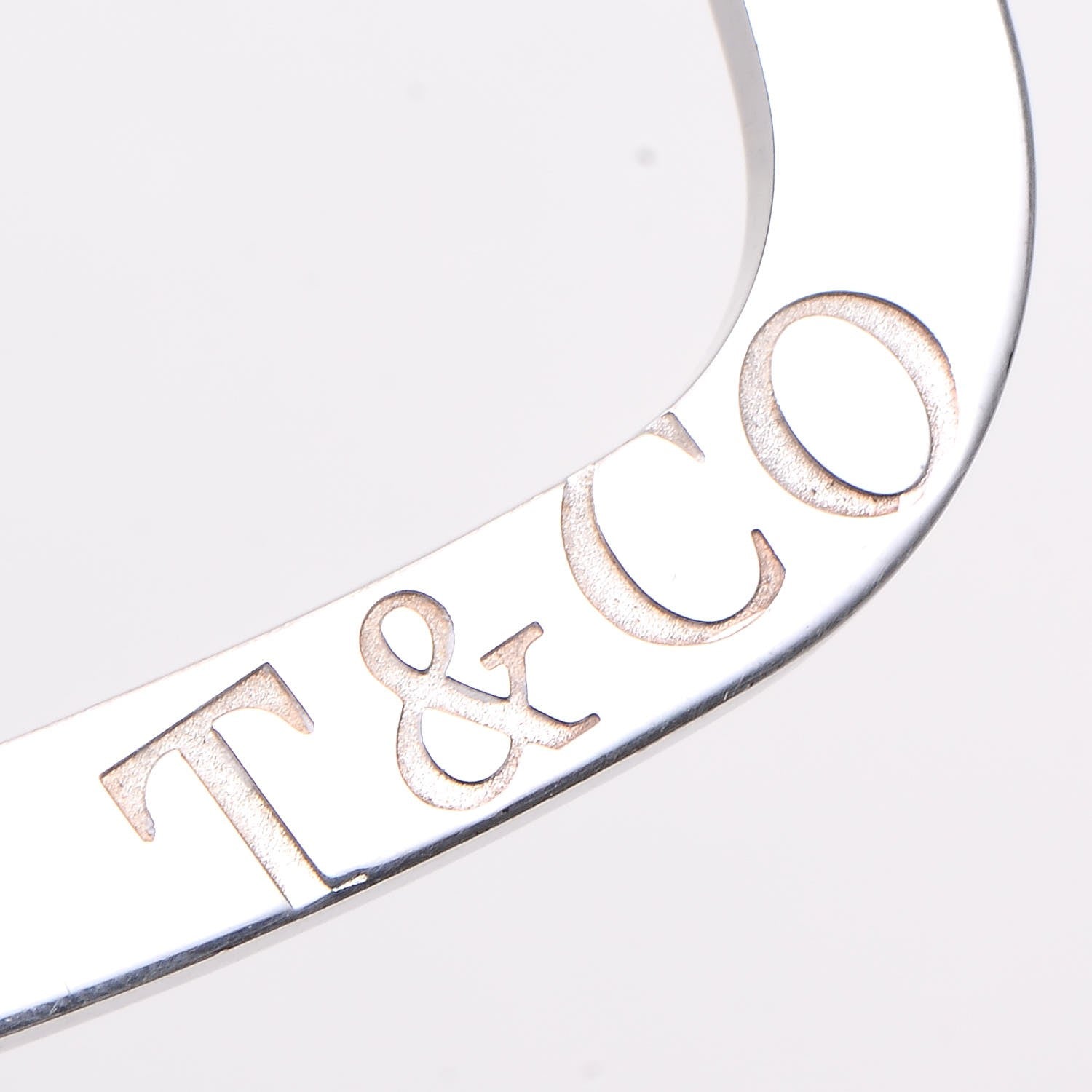 Tiffany Sterling Silver 1837 Square Bangle Bracelet 5 of 6