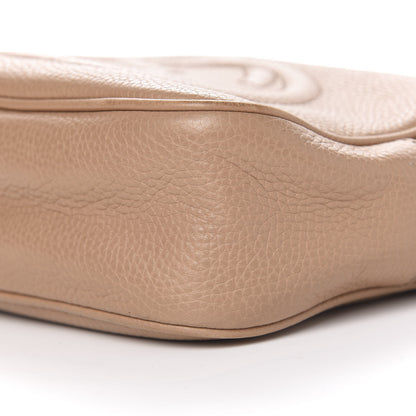 Gucci Pebbled Calfskin Small Soho Disco Bag Rose Beige 14 of 16