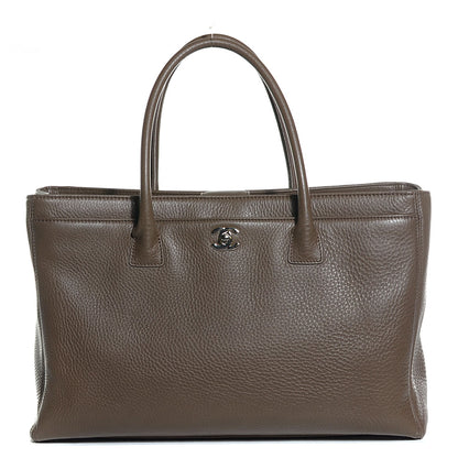 Chanel Deerskin Cerf Executive Shopper Tote Brown 1 of 7