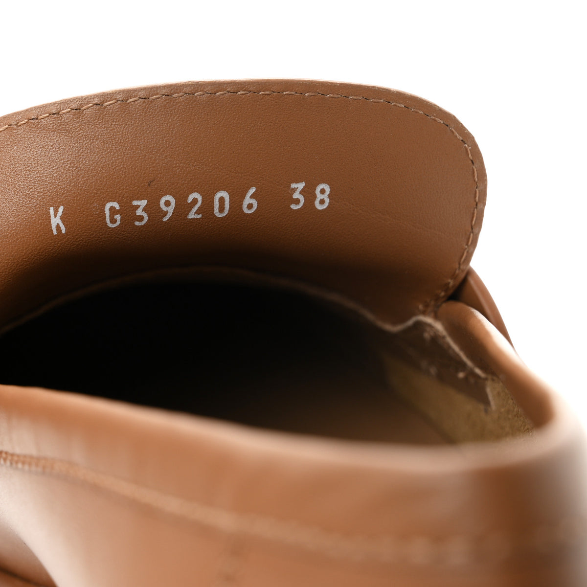 Chanel Calfskin CC Platform Loafers 38 Beige 9 of 9