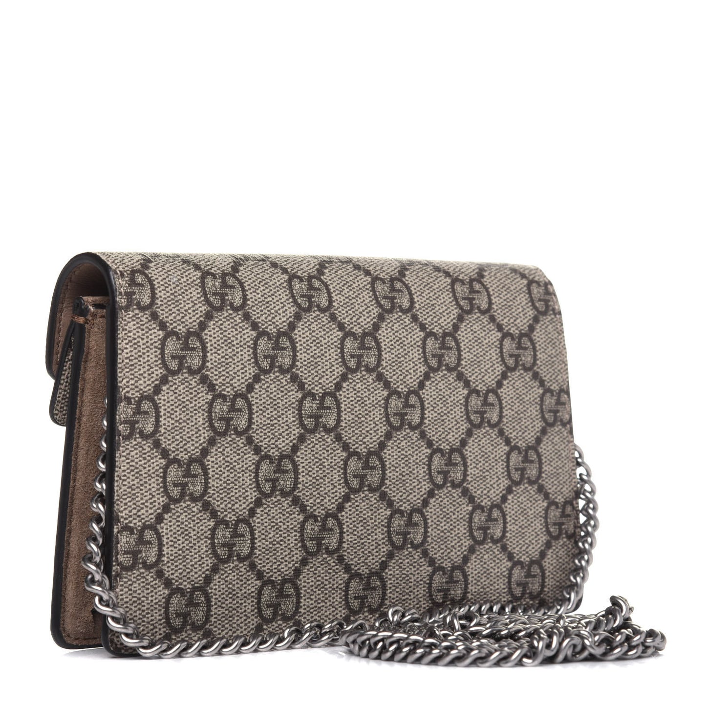 GG Supreme Monogram Super Mini Dionysus Shoulder Bag Taupe