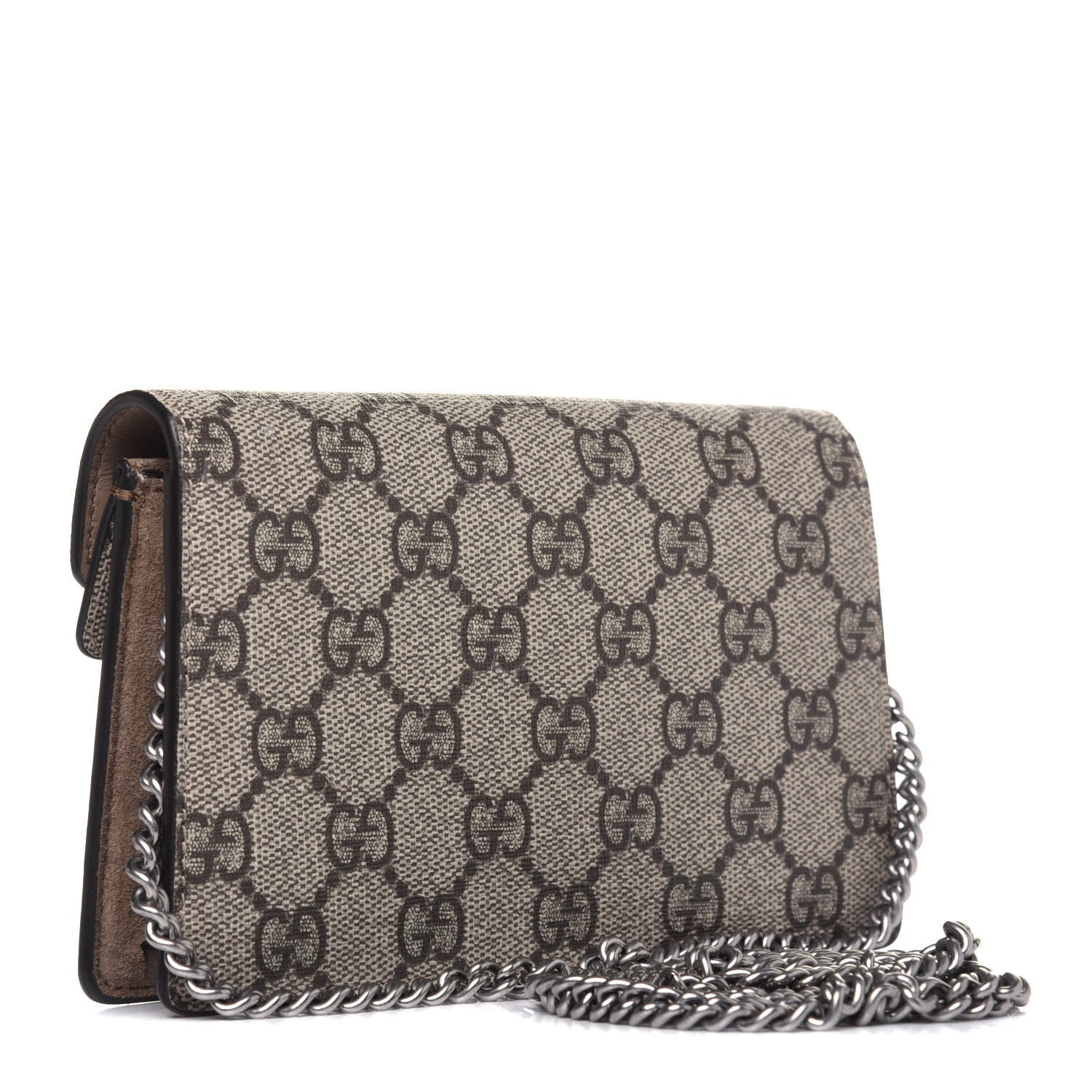 Gucci GG Supreme Monogram Super Mini Dionysus Shoulder Bag Taupe 3 of 10