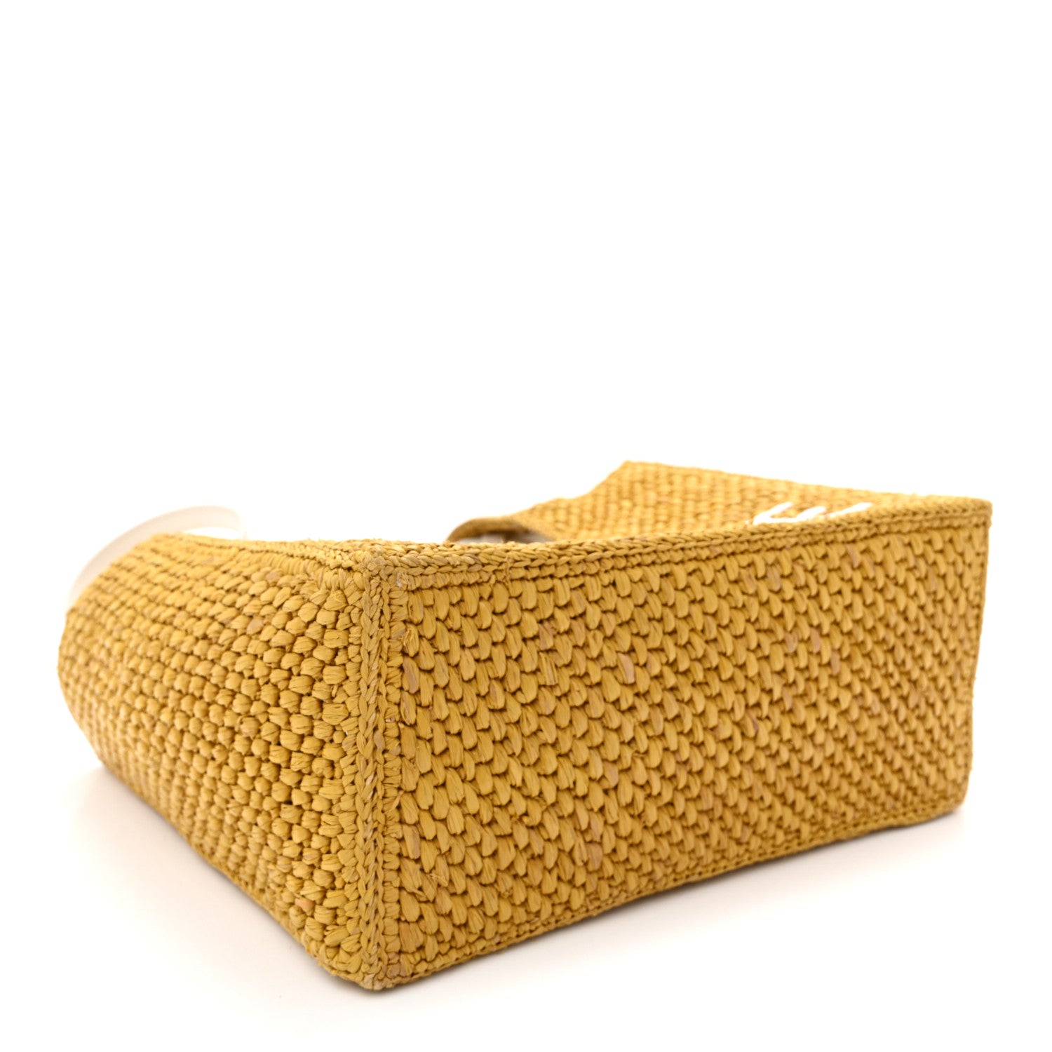 Loewe X PAULA'S IBIZA Raffia Font Tote Ochre 4 of 10