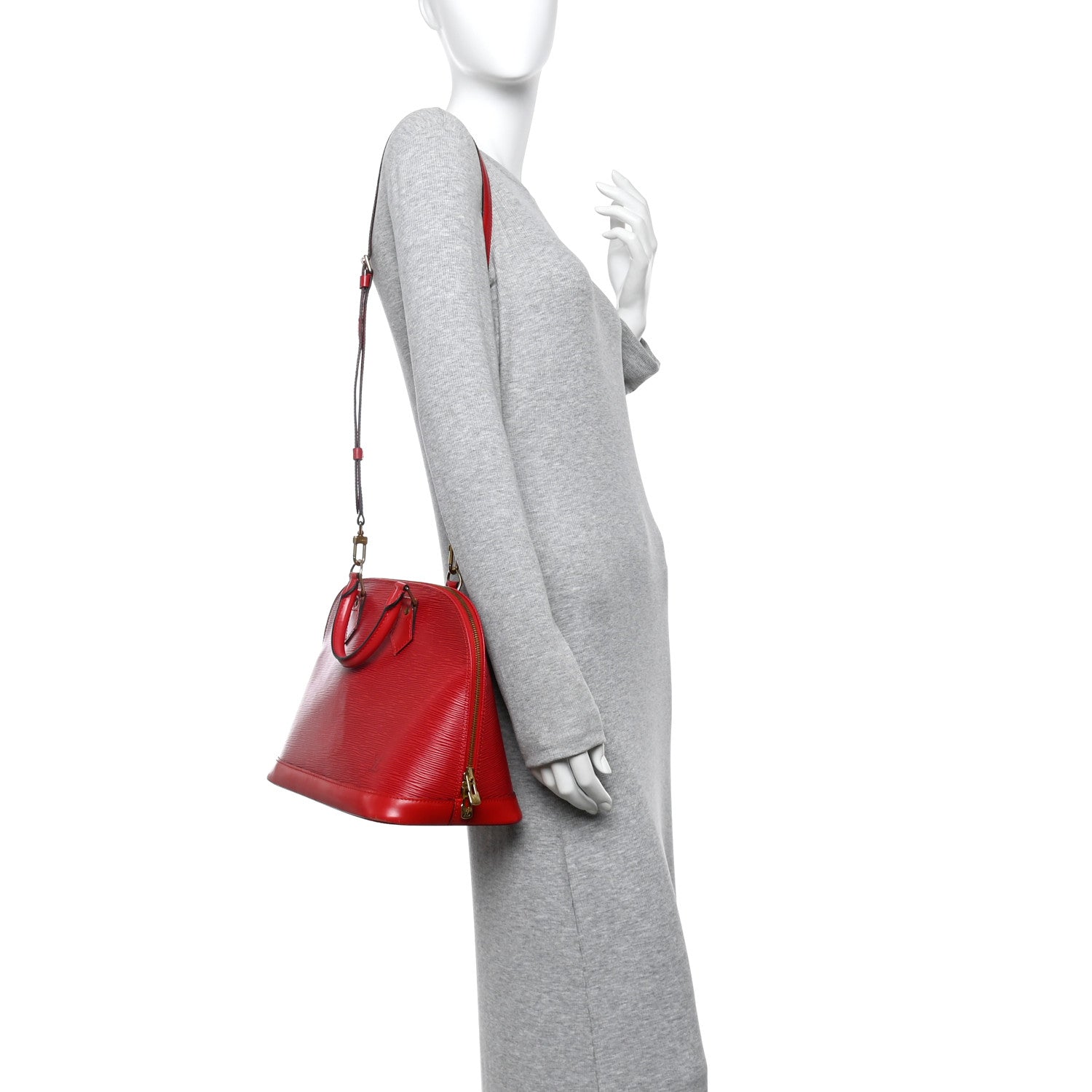 Louis Vuitton Epi Alma PM Castillan Red 2 of 16
