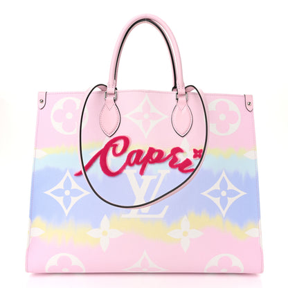 Louis Vuitton Monogram Escale Capri Onthego GM Pastel 1 of 11