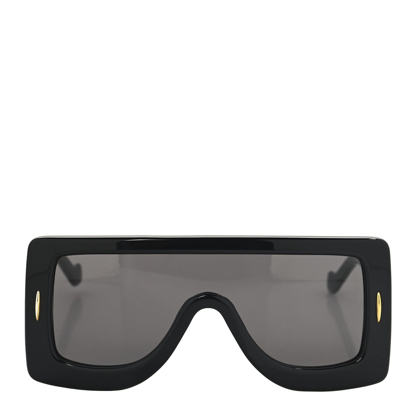 Acetate Anagram Shield Sunglasses LW40104I Black